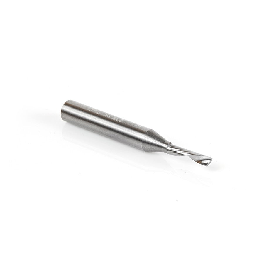 Amana Tool 1/8 in D x 1/4 in Shank Spiral O Aluminum 51503