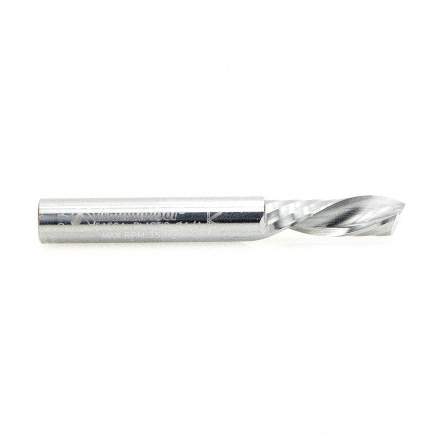 Amana Tool 1/4 in D x 1/4 in Shank Spiral O Plastic 51504
