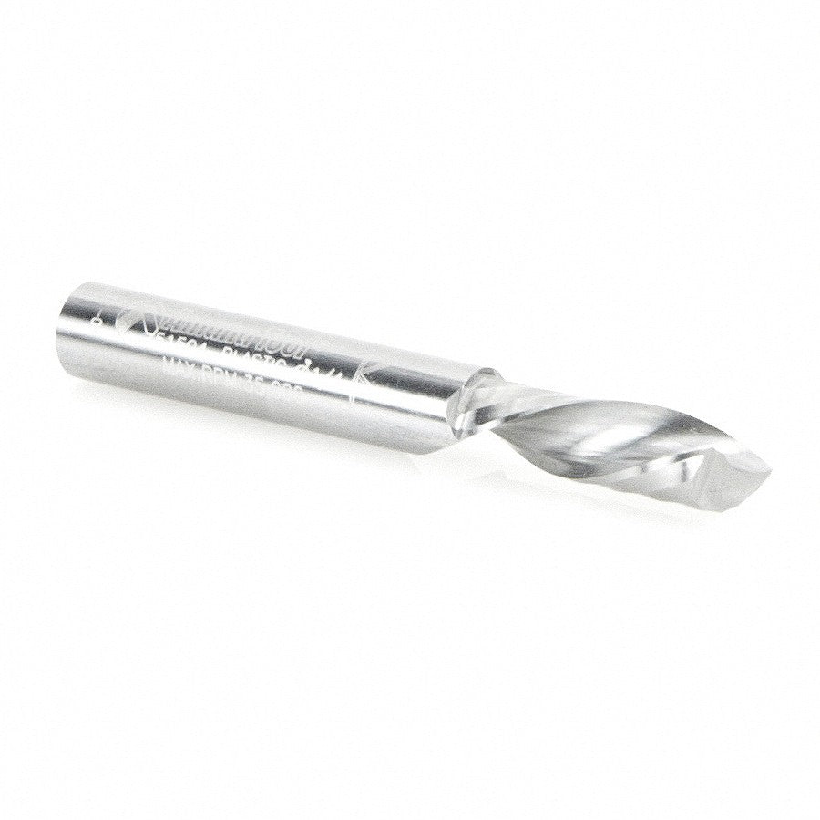 Amana Tool 1/4 in D x 1/4 in Shank Spiral O Plastic 51504