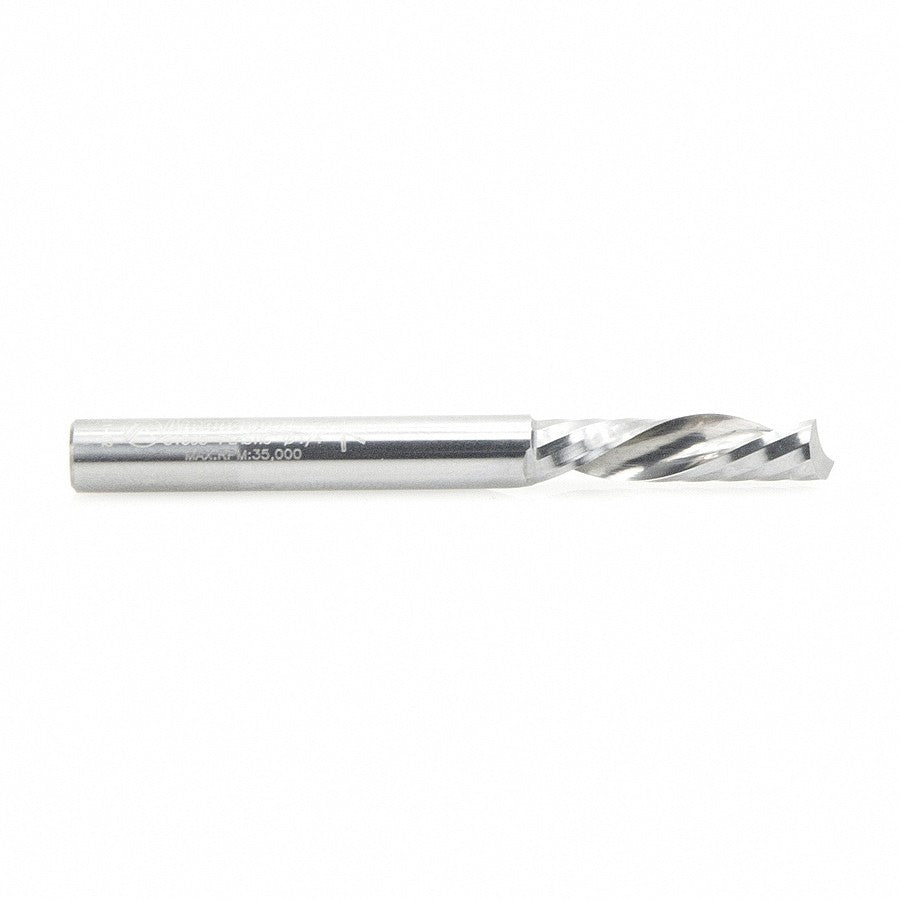 Amana Tool 1/4 in D x 1/4 in Shank Spiral O Plastic 51505