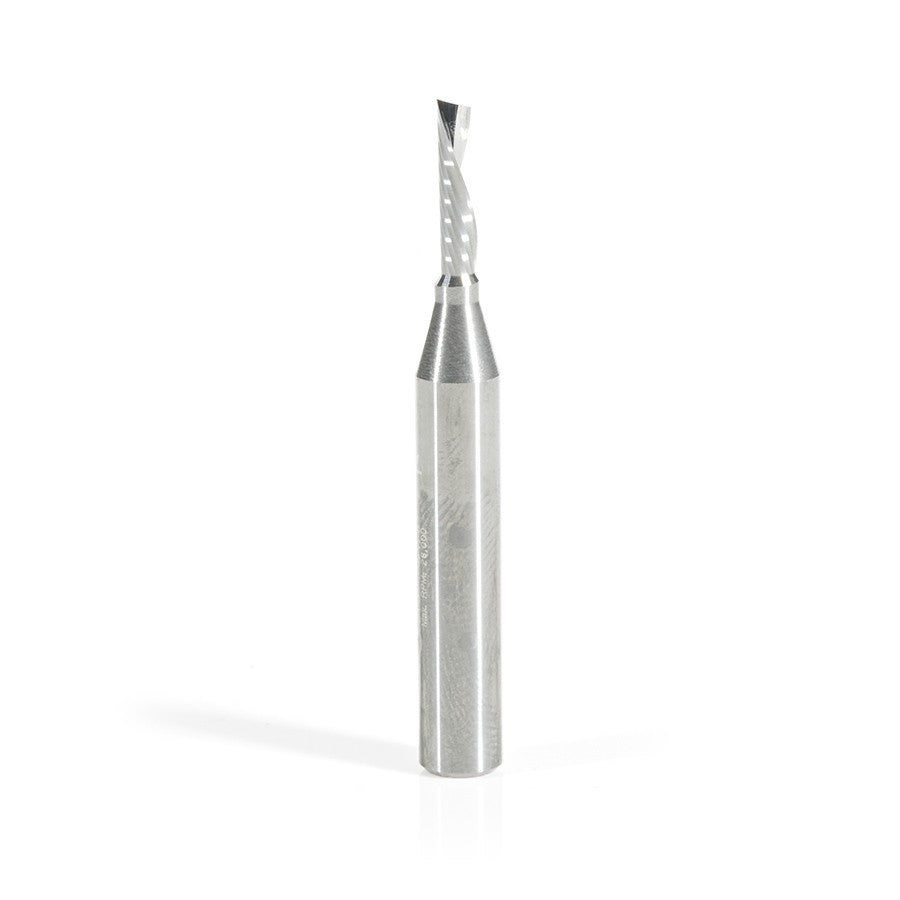 Amana Tool 1/8 in D x 1/4 in Shank Spiral O Plastic 51511