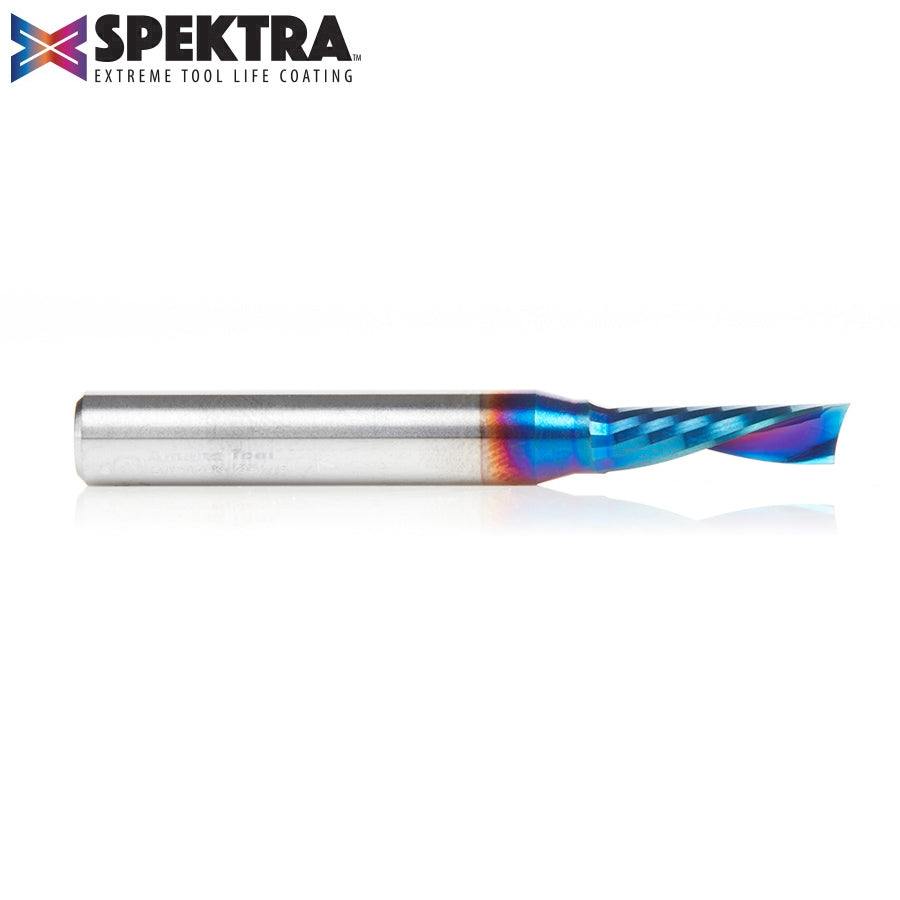 Amana Tool 3/16D x 1/4 in Shank Down Cut Plastic, Spektra 51517-K