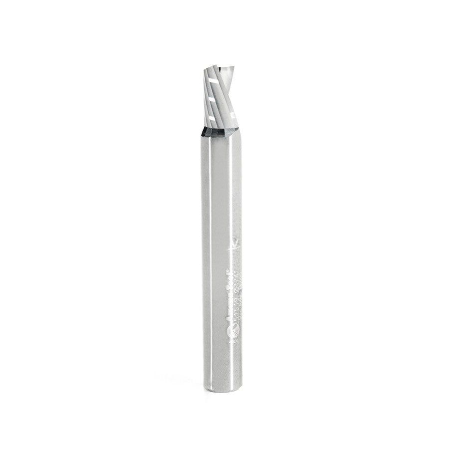 Amana Tool 1/4 in D x 1/4 in Shank Spiral O Plastic 51519