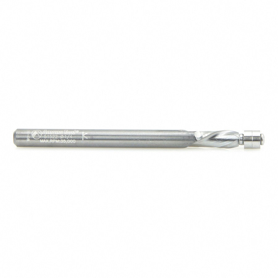 Amana Tool Aluminum Flush Trim 1/4 in D Down 51522