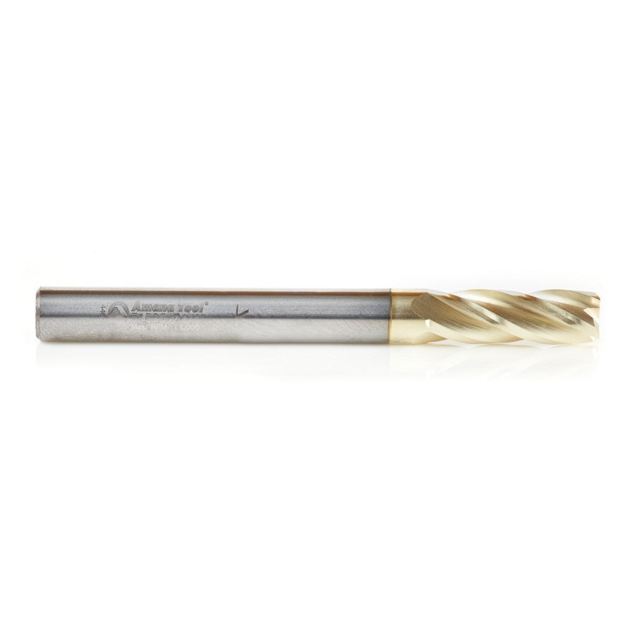 Amana Tool 1/4 in Dia. Up-Cut Fiberglass ZrN 51525