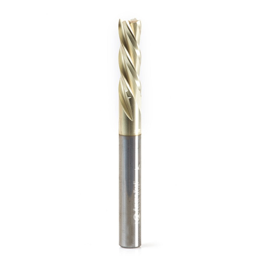 Amana Tool 1/4 in Dia. Down CutFiberglass ZrN 51535