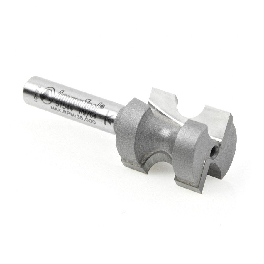Amana Tool Bull Nose 9/64 in Rad. 1/4 in Shank 51544