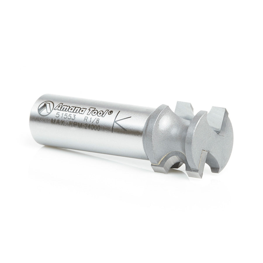 Amana Tool Bull Nose 1/8 in Rad. 1/2 in Shank 51553