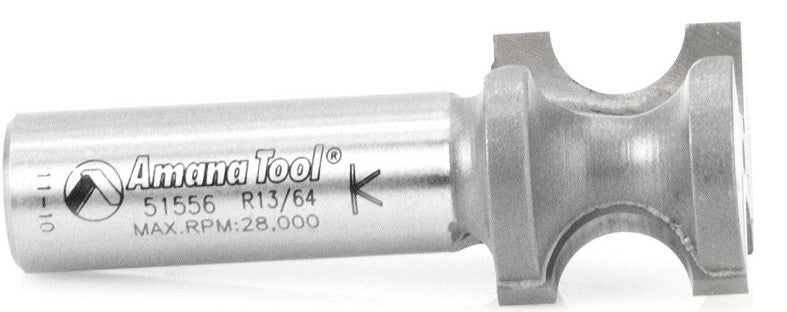Amana Tool Bull Nose 13/64 Rad. 1/2 in Shank 51556