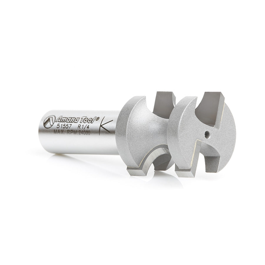 Amana Tool Bull Nose 1/4 in Rad. 1/2 in Shank 51557