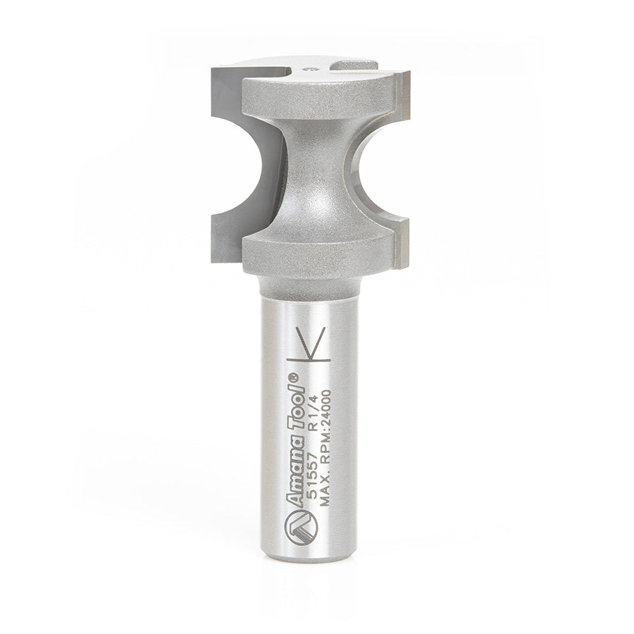 Amana Tool Bull Nose 1/4 in Rad. 1/2 in Shank 51557