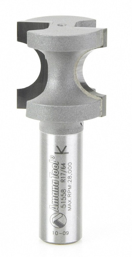 Amana Tool Bull Nose 3/8 in Rad. 1/2 in Shank 51560