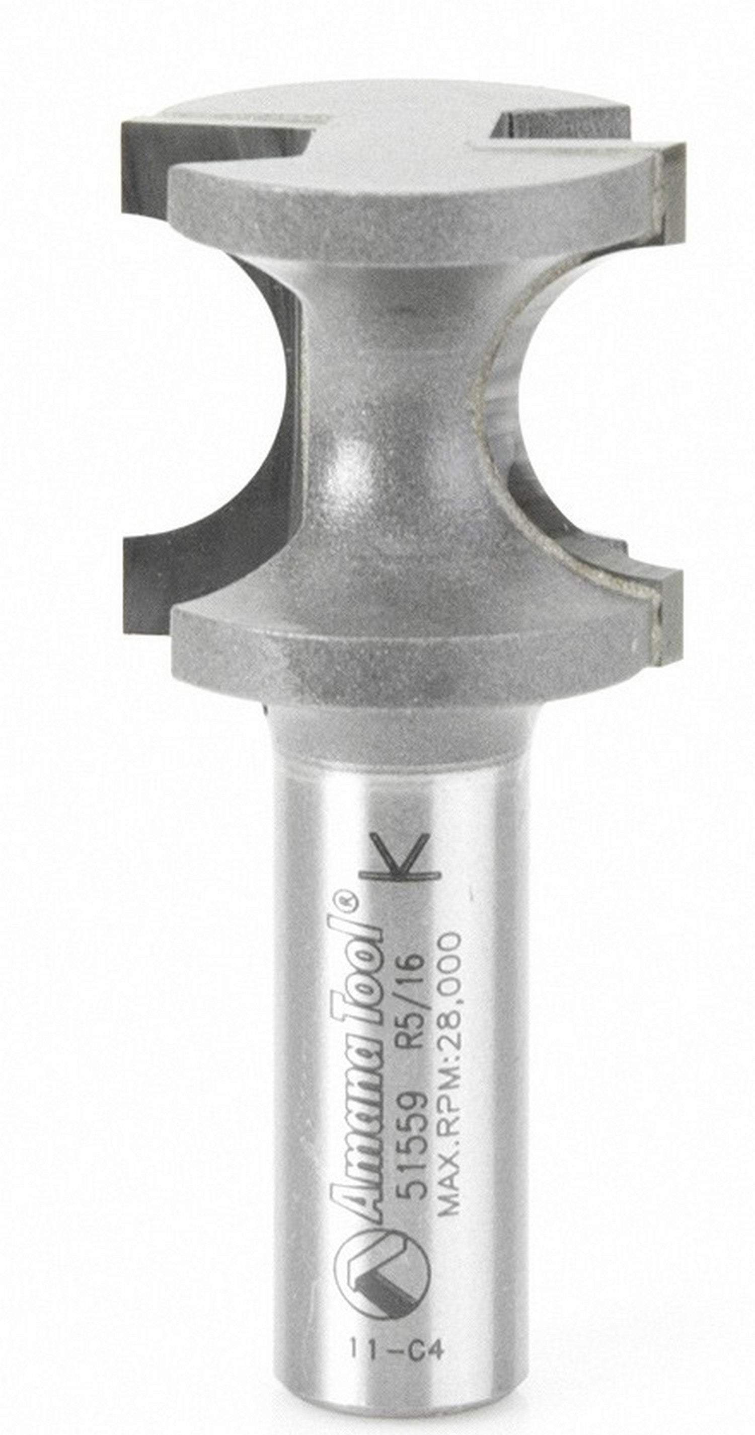 Amana Tool Bull Nose 5/16 in Rad. 1/2 in Shank 51559
