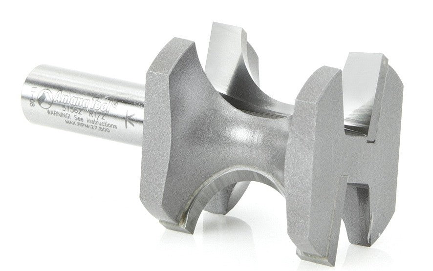 Amana Tool Bull Nose 1/2 in Rad. 1/2 in Shank 51562