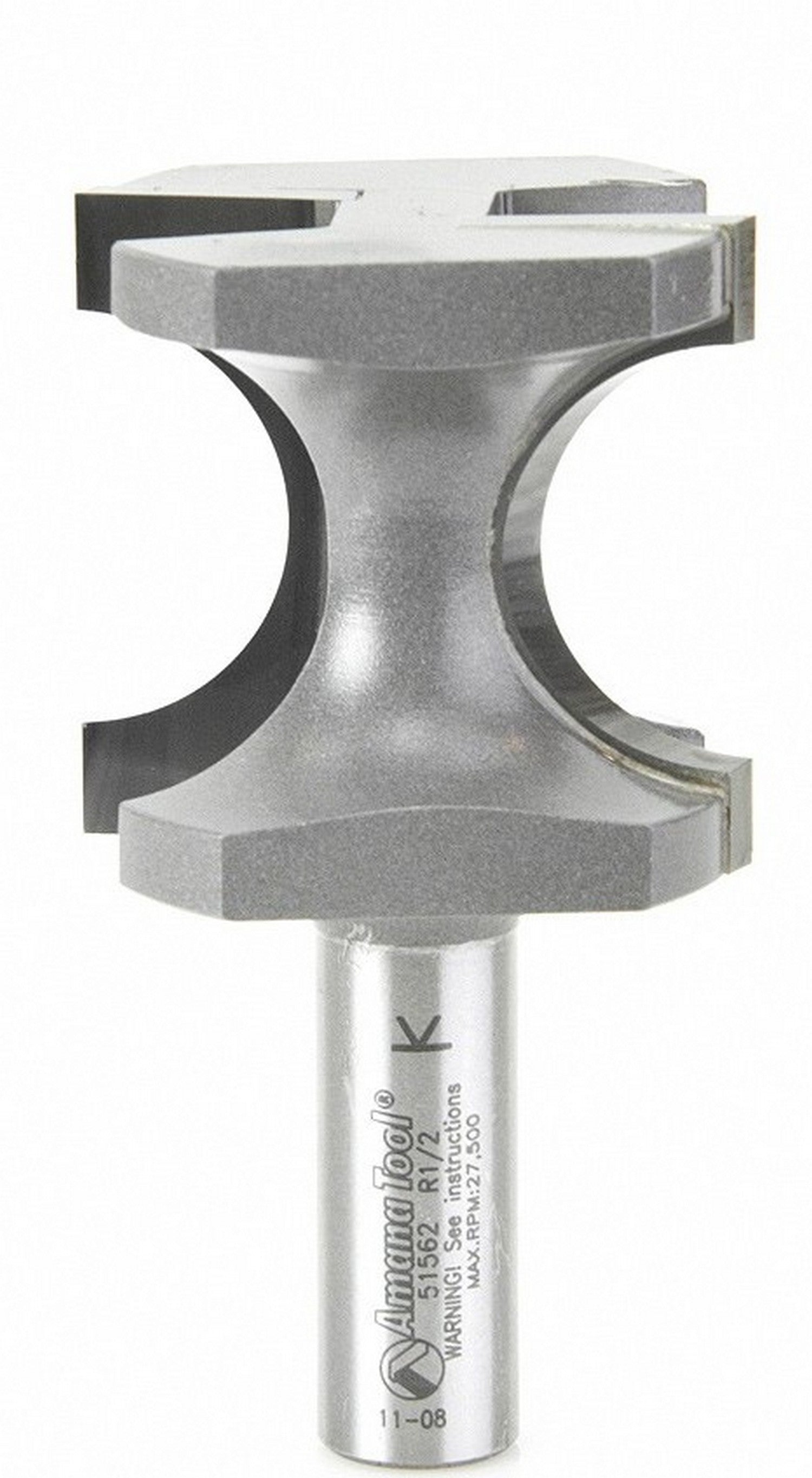 Amana Tool Bull Nose 1/2 in Rad. 1/2 in Shank 51562