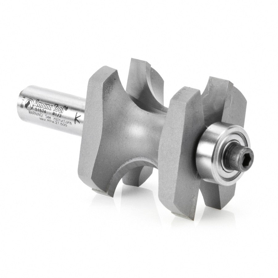 Amana Tool Bull Nose w/ B.B. 1/2 in Shank 51574