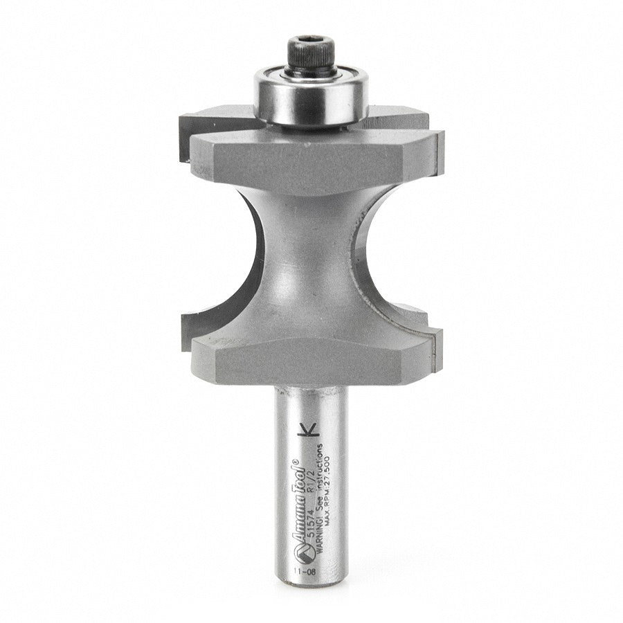 Amana Tool Bull Nose w/ B.B. 1/2 in Shank 51574