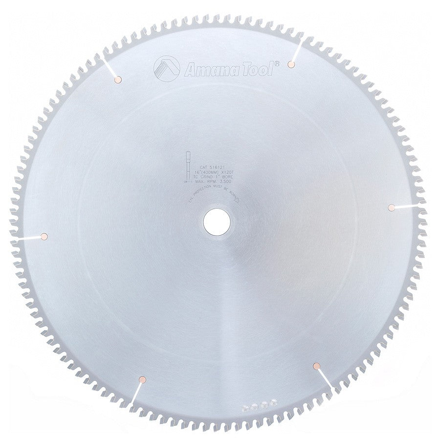 Amana Tool 16 in /120T Non-Ferrous TCG Grind 516121