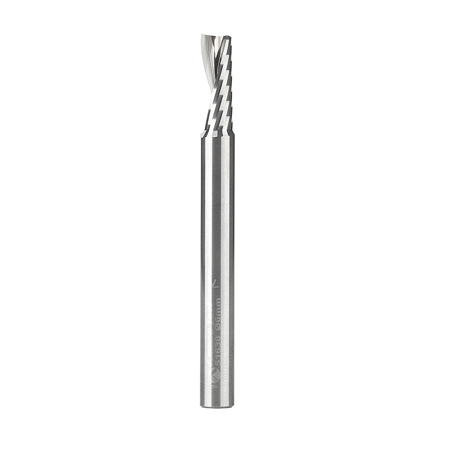 Amana Tool 6mmD x 6mm Shank Spiral O Plastic 51638