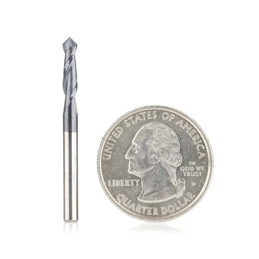 Amana Tool CNC Carbide 1/8 x 1-1/2 in Up-Cut Router Bit/End Mill 51650