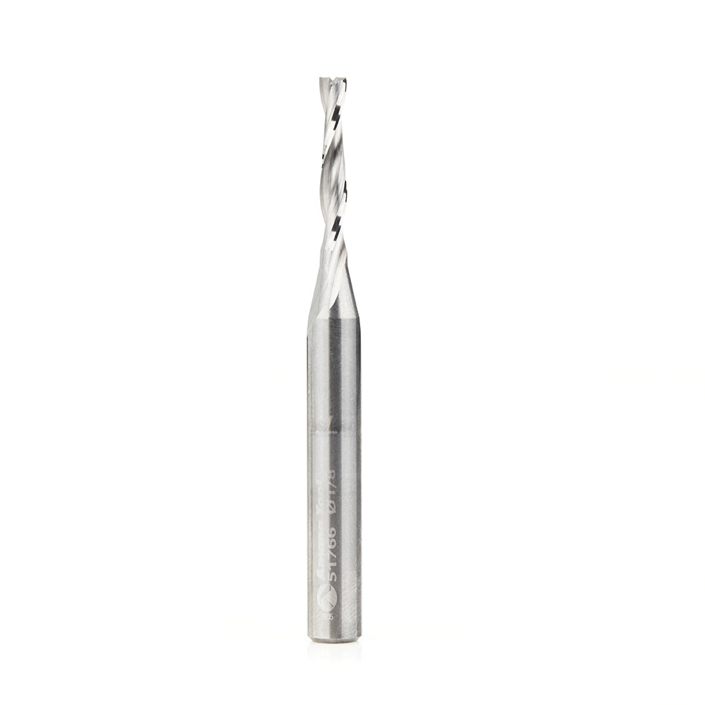 Amana Tool 1/8 in D x 1/4 in Shank 2FL Up-Cut Plastic 51766