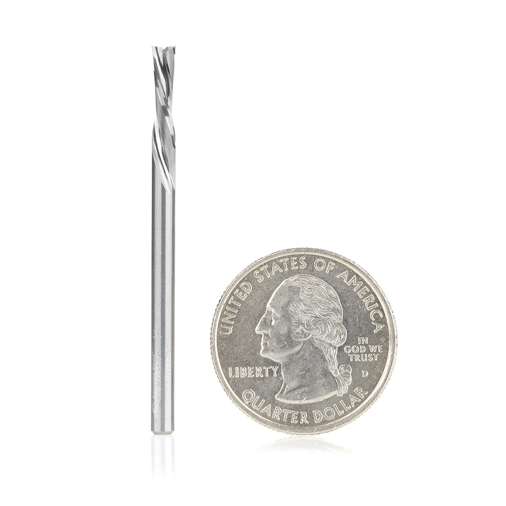 Amana Tool 1/8 in D x 1/8 in Shank 2FL Down Cut Plastic 51781