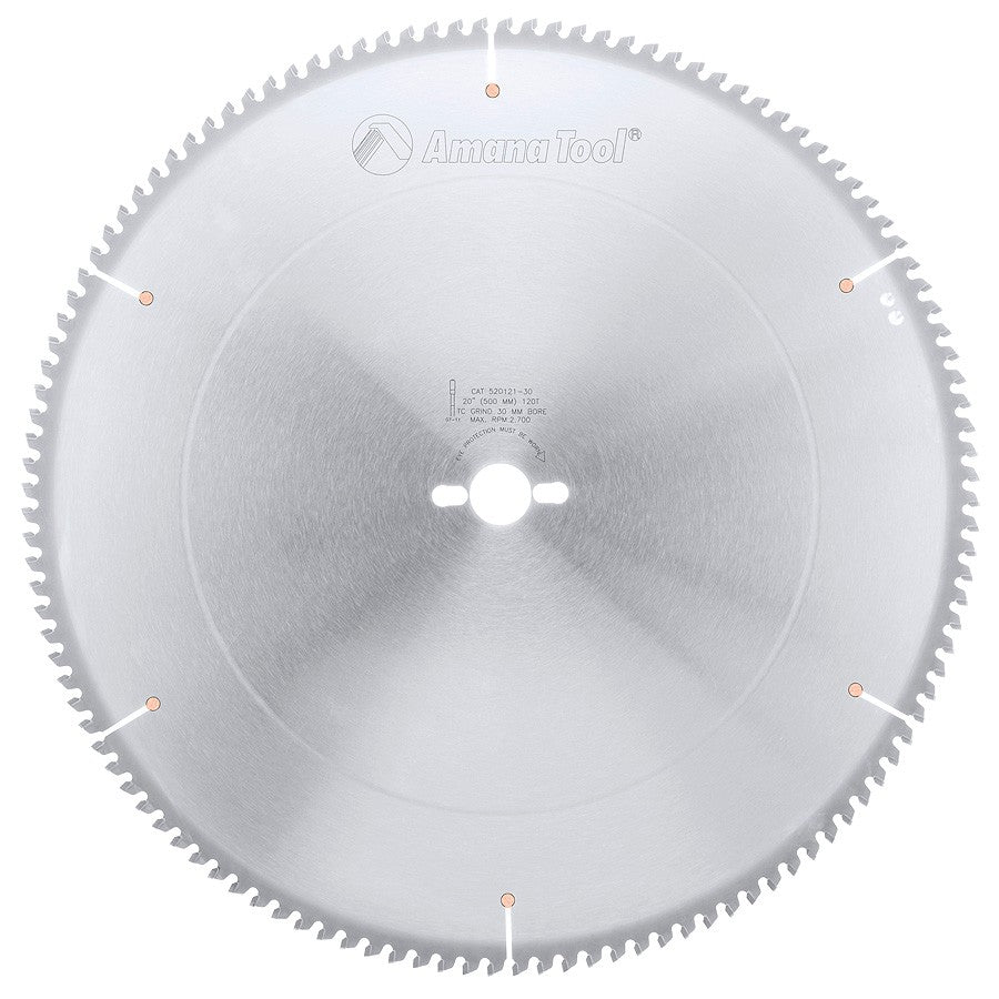 520121-30, AMANA TOOL 20 IN /120T NON FERROUS TCG 30 MM