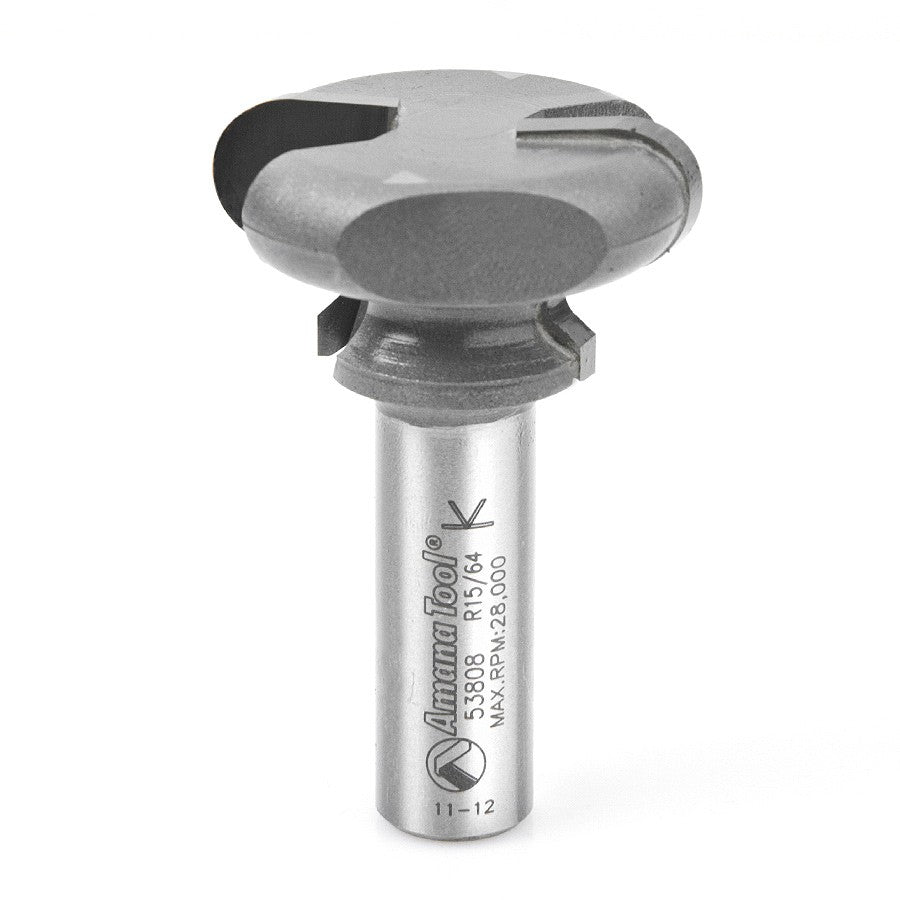 Amana Tool Finger Grip 1 1/2 in Dia. 1/2 in Shank 53808