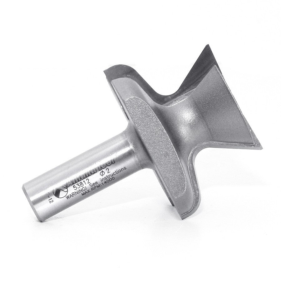 Amana Tool Finger Grip 2 in Dia. 1/2 in Shank 53812