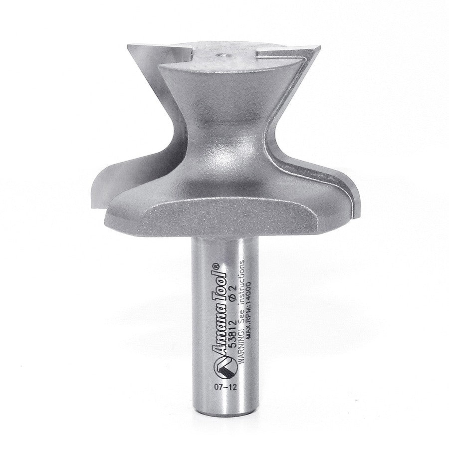 Amana Tool Finger Grip 2 in Dia. 1/2 in Shank 53812