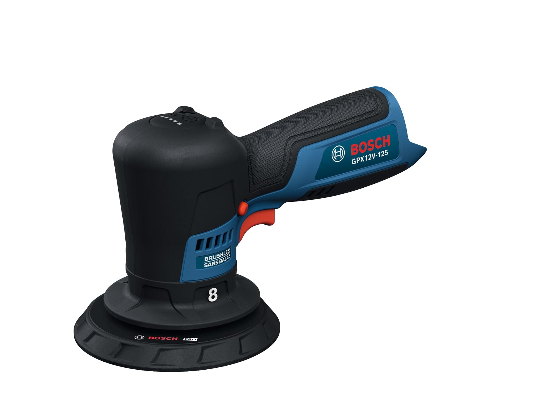 Bosch 12V 5" Random Orbital Polisher (Bare Tool) GPX12V-125N