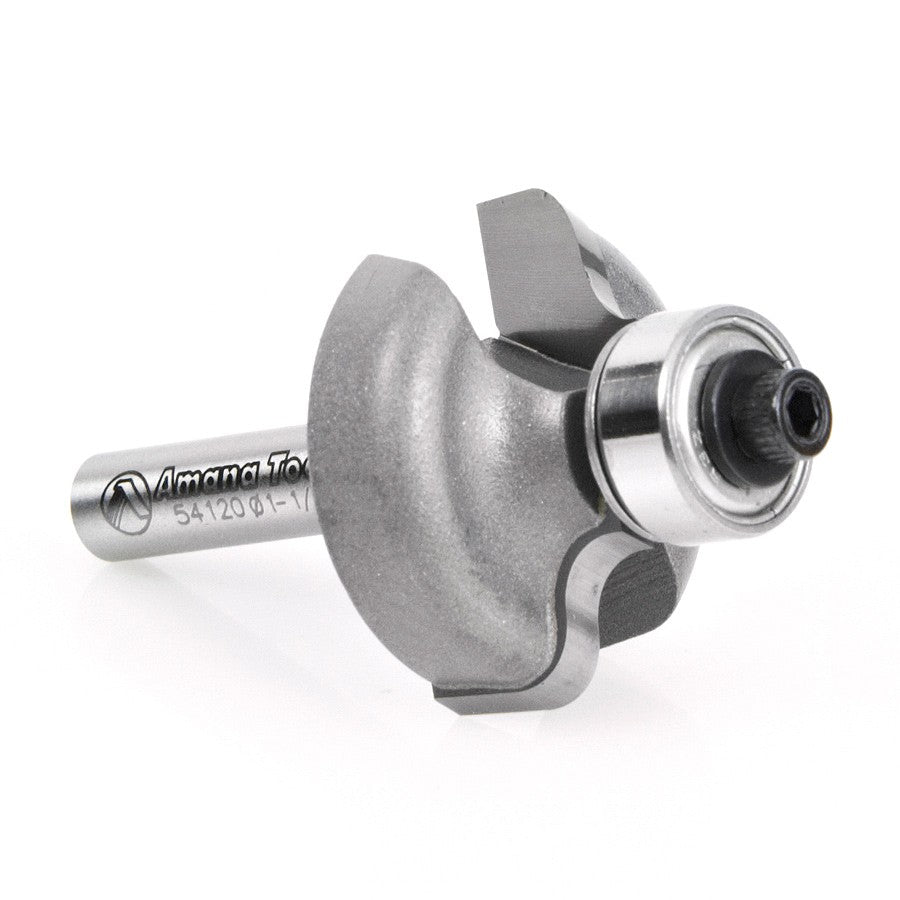 Amana Tool Ogee 1-1/8 Dia. 1/4 in Shank 54120