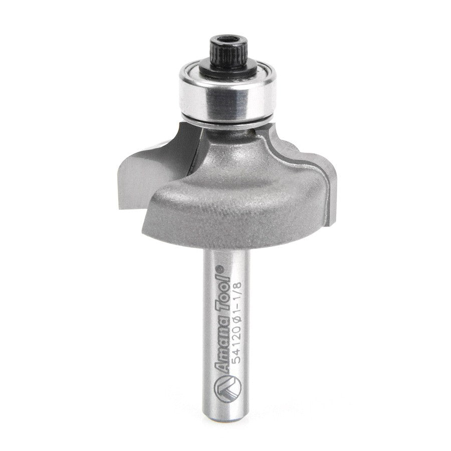 Amana Tool Ogee 1-1/8 Dia. 1/4 in Shank 54120