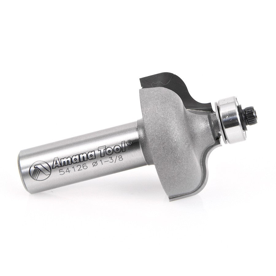 Amana Tool Ogee 1-3/8 Dia. 1/2 in Shank 54126