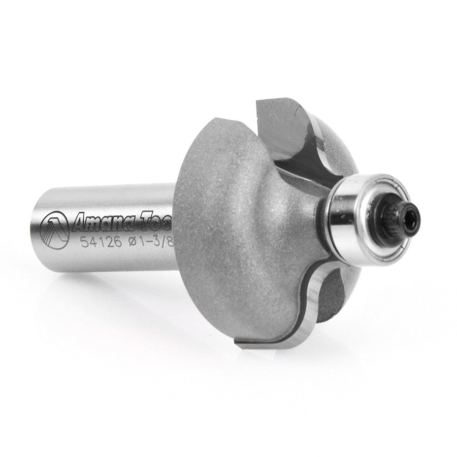 Amana Tool Ogee 1-3/8 Dia. 1/2 in Shank 54126