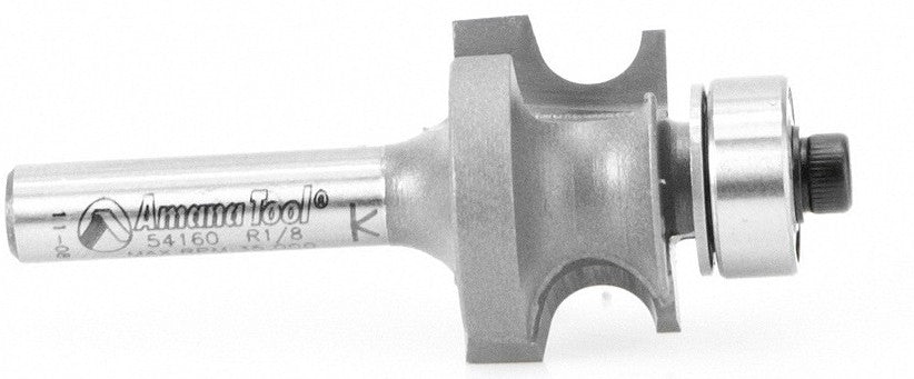 Amana Tool Corner Beading 1/8 Rad. 1/4 in Shank 54160
