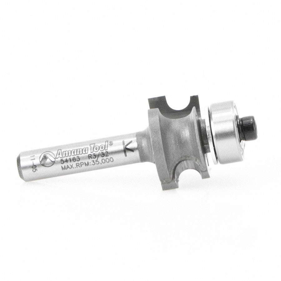 Amana Tool Corner Beading 3/32 Rad. 1/4 in Shank 54163