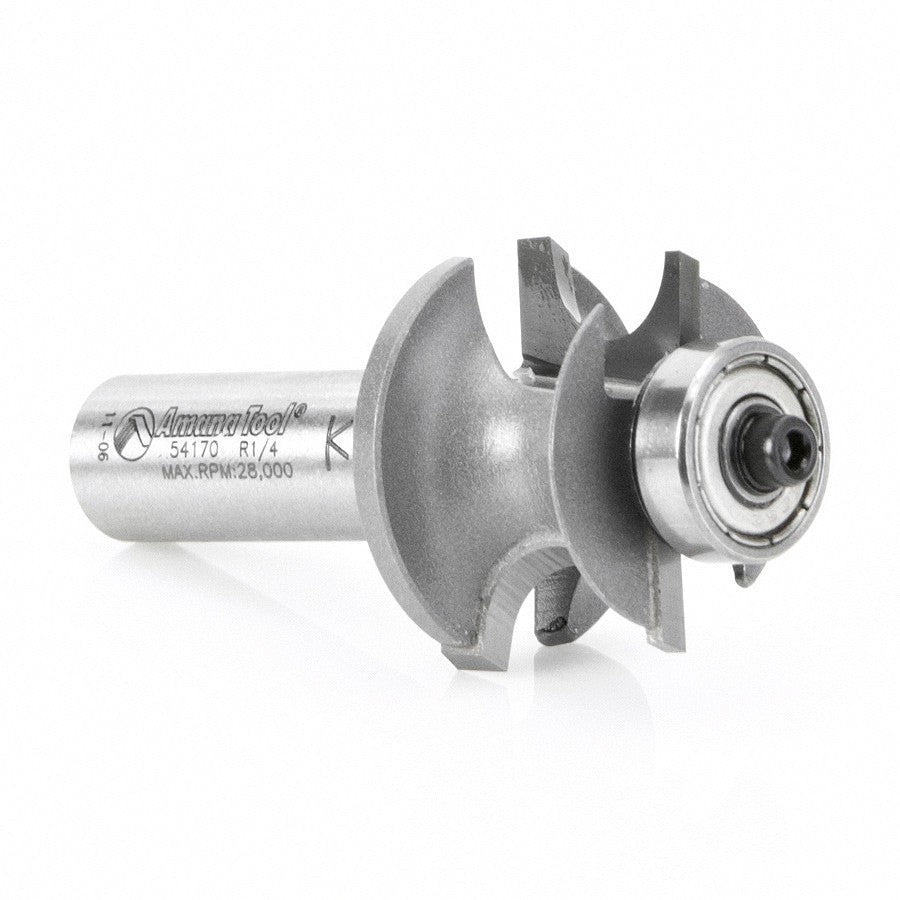 Amana Tool Corner Beading 1/4 in Rad. 1/2 in Shank 54170
