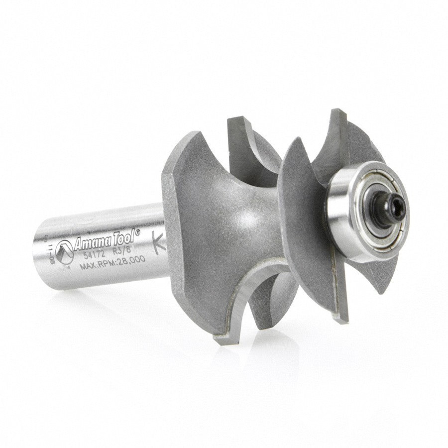 Amana Tool Corner Beading 3/8 Rad. 1/2 in Shank 54172