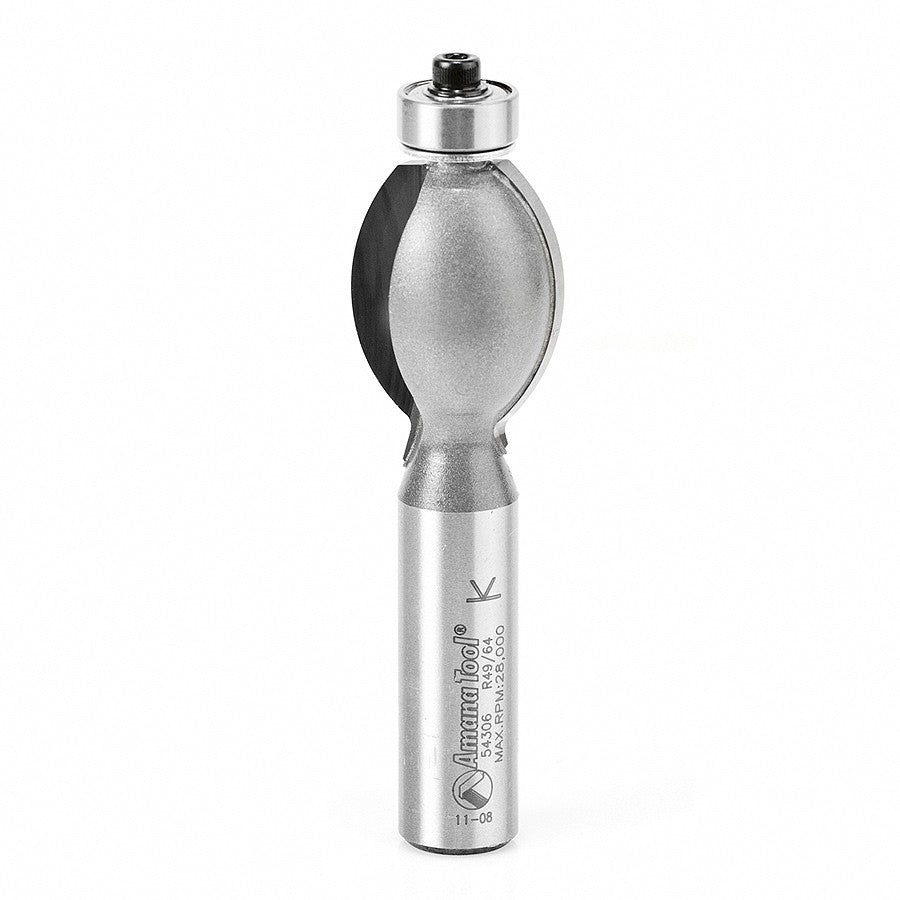 Amana Tool Flute Bit 3/4 in Rad. 1/2 in Shank 54306