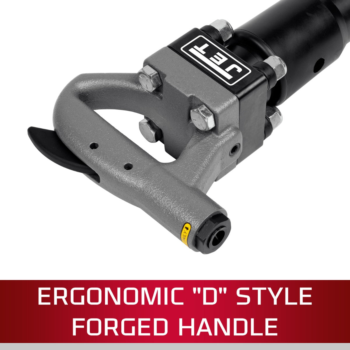 Jet JCT-3621, 3 in. 4-Bolt Chipping Hammer Hex Shank 550621