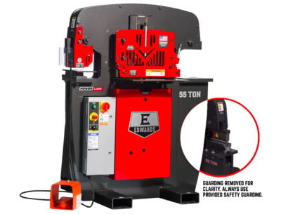Edwards Ironworkers 55 Ton Ironworker 3 Phase, 208 Volt, PowerLink,10 in. Brake 55203522