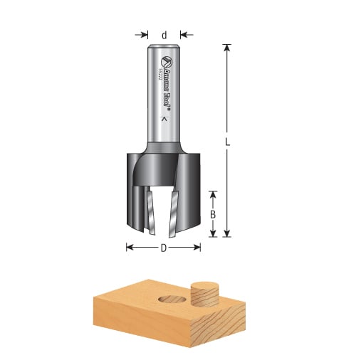 Amana Tool Plug Cutter 5/8 Dia. 1/2 in Shank 55224