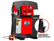 EI55233512 This 55 Ton Ironworker includes a factory installed Coper Notcher and 2 LED Lights and provides more than enough power for the larger projects and offers the ability to customize one of its 4 Workstations with 11 interchangeable Attachments.
