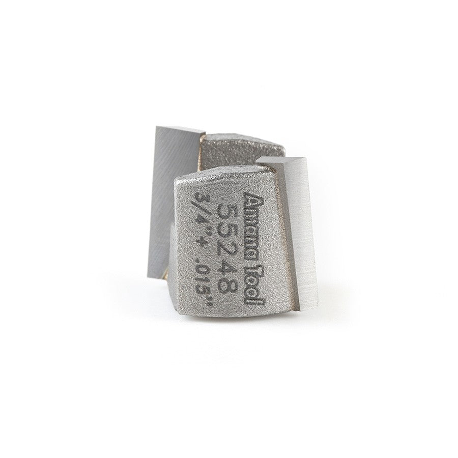 Amana Tool 3/4 in +.015 Reverse Helix Cutter 55248