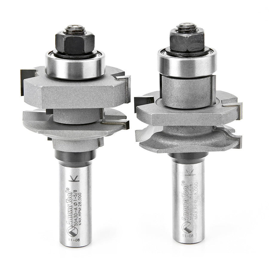 Amana Tool 2 pc Ogee Stile & Rail Set 55430
