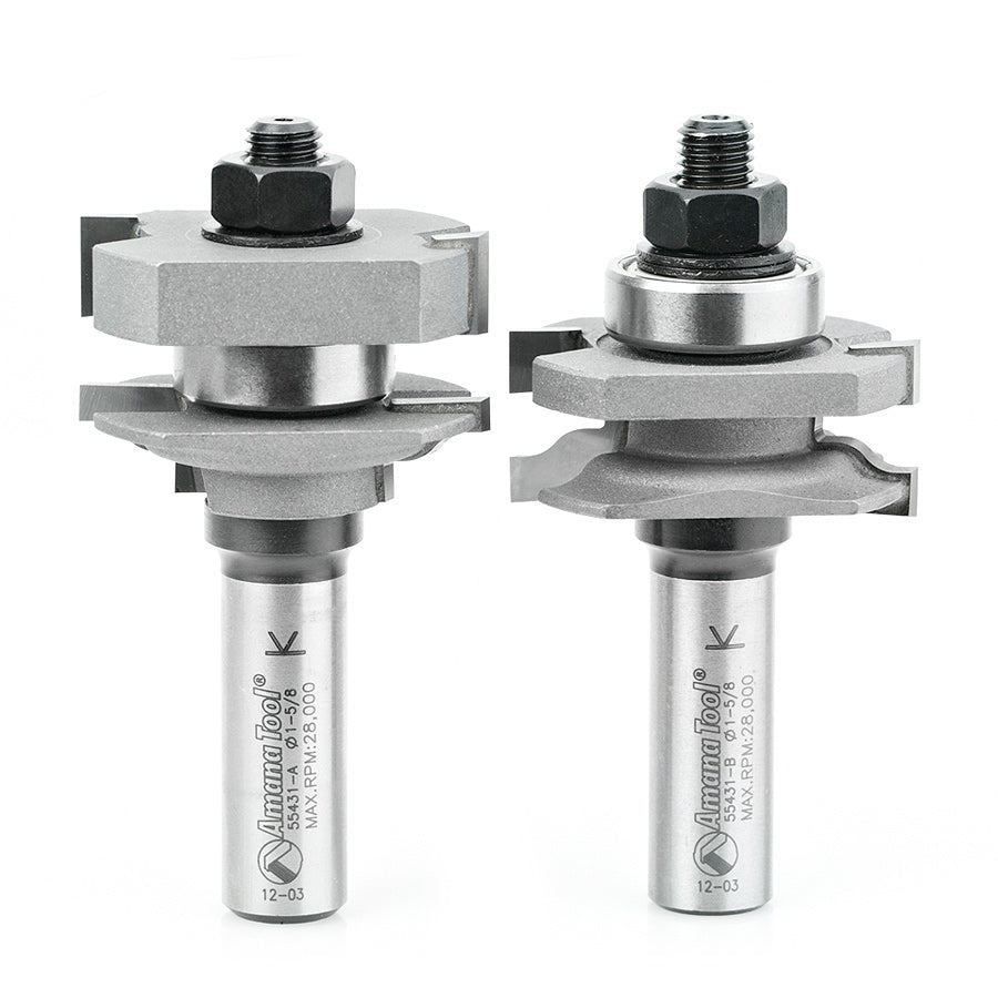 Amana Tool 2 pc Ogee Stile/Rail 3/4 in MAT. 55431