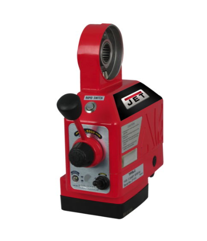 Jet EVS-949 Mill with 3-Axis Newall NMS800 (Knee) DRO and X-Axis JET Powerfeed and USA Powered Draw Bar 894367