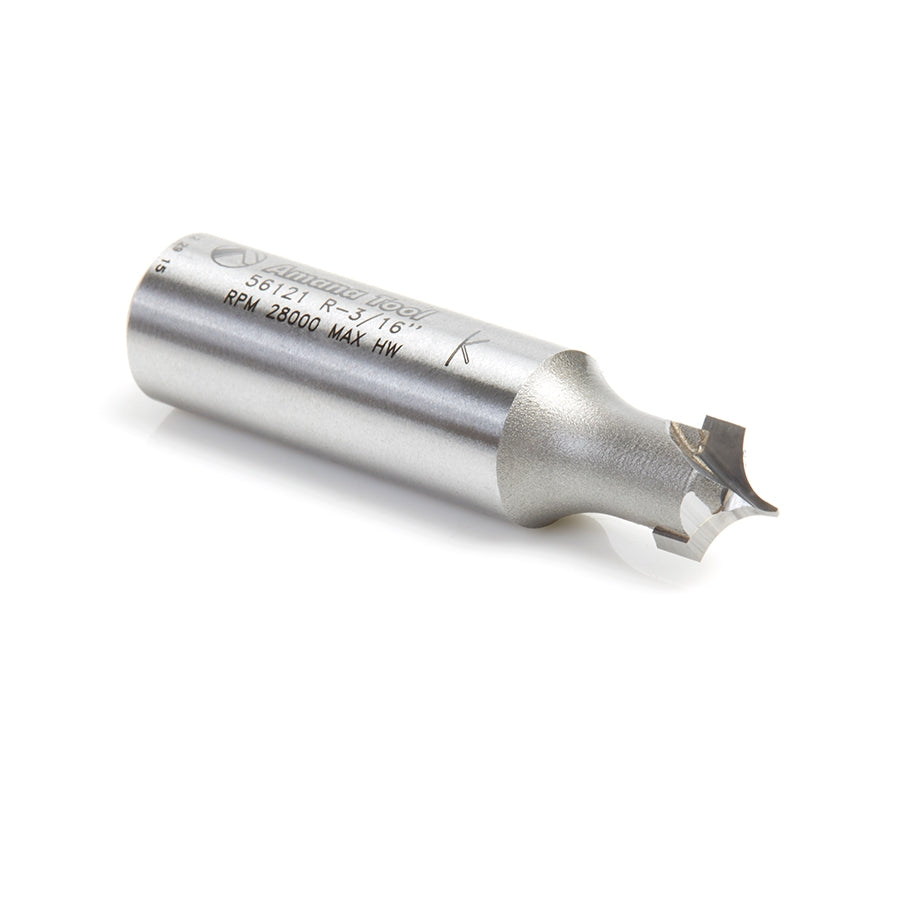 Amana Tool Point/Roundover 3/16 in Rx1/2 in Shank 56121