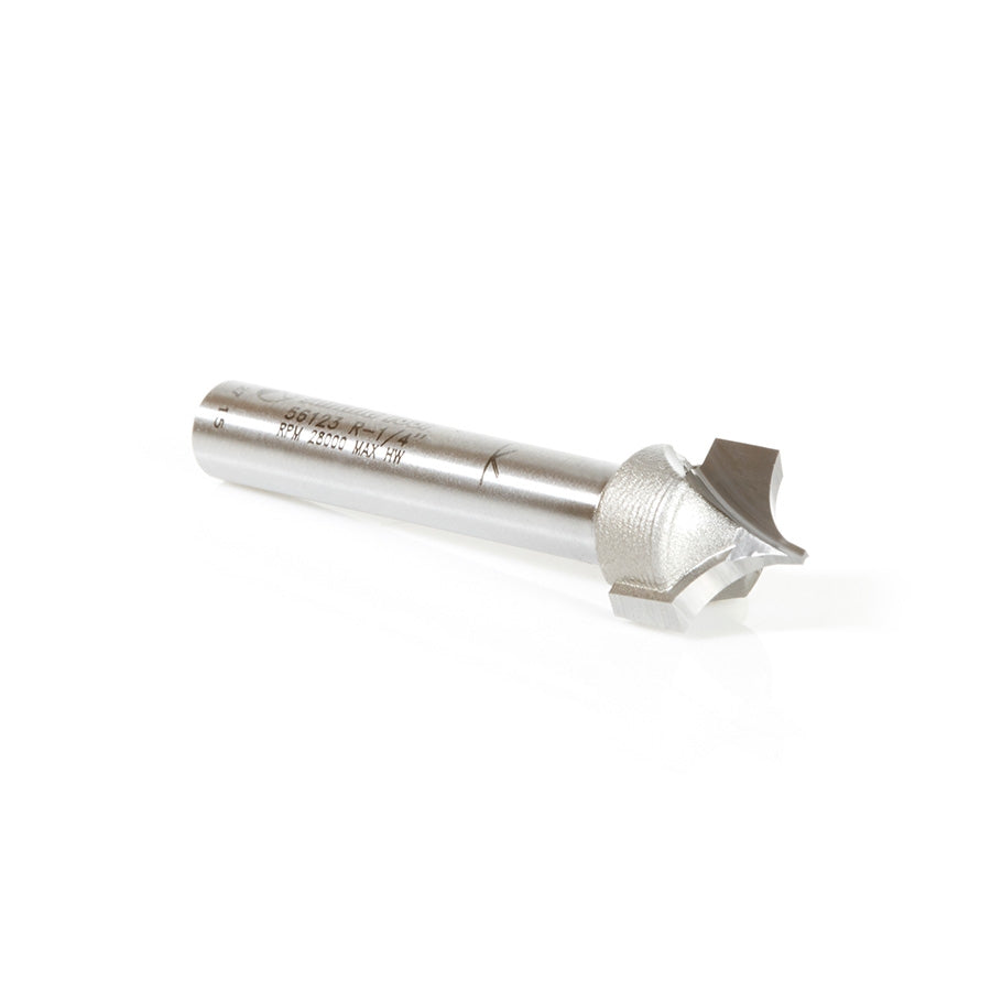 Amana Tool Point/Roundover 1/4 in Rx1/4 in Shank 56123